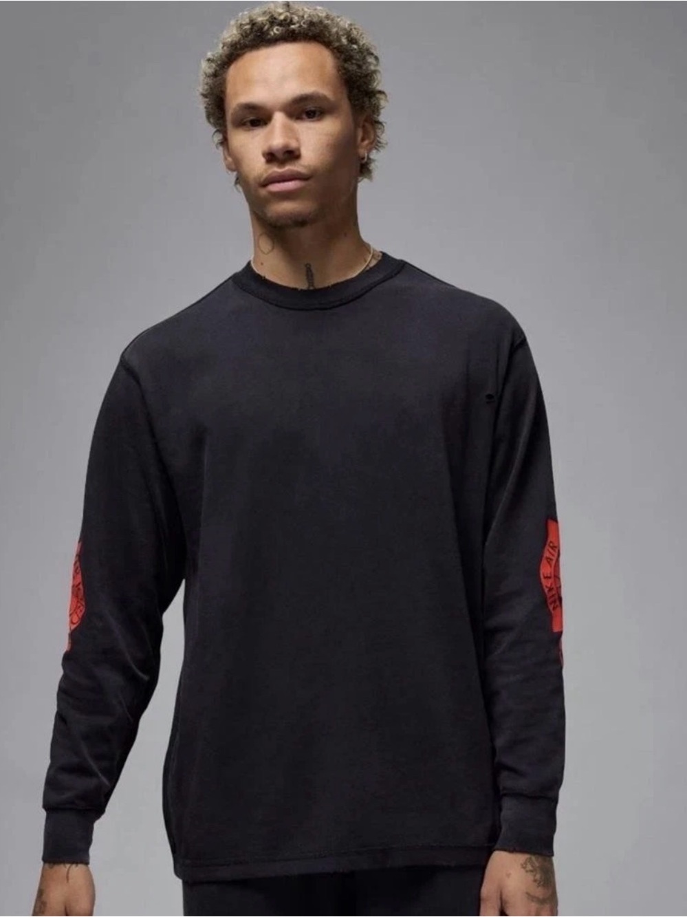 Nike Jordan Rare Air Men’s Black Long Sleeve Size M